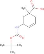 -5tert-butoxycarbonyl)amino)-1-methylcyclohex-3-enecarboxylic acid