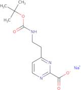 Sodium 4-(2-((tert-butoxycarbonyl)amino)ethyl)pyrimidine-2-carboxylate