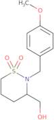 3-(Hydroxymethyl)-2-(4-methoxybenzyl)-1,2-thiazinane 1,1-dioxide