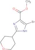 methyl 4-bromo-2-(tetrahydro-2H-pyran-4-yl)-1H-imidazole-5-carboxylate