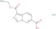 -1(ethoxycarbonyl)imidazo[1,5-a]pyridine-6-carboxylic acid hydrochloride