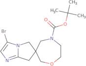 Tert-Butyl 3-Bromo-5,7-Dihydrospiro[[1,4]Oxazepane-6,6-Pyrrolo[1,2-A]Imidazole]-4-Carboxylate