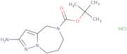 tert-Butyl 2-amino-7,8-dihydro-4H-pyrazolo[1,5-a][1,4]diazepine-5(6H)-carboxylate hydrochlorides1)