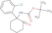 tert-Butyl (1-(2-chlorophenyl)-2-oxocyclohexyl)carbamate
