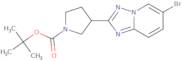 tert-butyl 3-(6-bromo-[1,2,4]triazolo[1,5-a]pyridin-2-yl)pyrrolidine-1-carboxylate