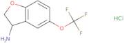 (3S)-5-(Trifluoromethoxy)-2,3-dihydro-1-benzofuran-3-amine hydrochloride