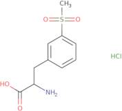 2-Amino-3-(3-methylsulfonylphenyl)propanoic acid hydrochloride