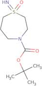tert-butyl1-imino-1,4-thiazepane-4-carboxylate1-oxide