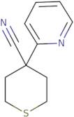 -4(pyridin-2-yl)tetrahydro-2H-thiopyran-4-carbonitrile