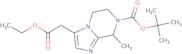 tert-butyl 3-(2-ethoxy-2-oxoethyl)-8-methyl-5,6-dihydroimidazo[1,2-a]pyrazine-7(8H)-carboxylate