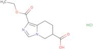 -1(ethoxycarbonyl)-5,6,7,8-tetrahydroimidazo[1,5-a]pyridine-6-carboxylic acid hydrochloride