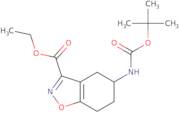 ethyl 5-tert-butoxycarbonyl)amino)-4,5,6,7-tetrahydrobenzo[d]isoxazole-3-carboxylate