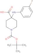 -1(tert-butoxycarbonyl)-4-3-fluorophenyl)amino)piperidine-4-carboxylicacid