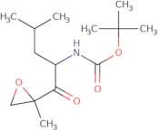 tert-Butyl (S)-4-methyl-1-((R)-2-methyloxiran-2-yl)-1-oxopentan-2-ylcarbamate