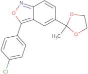 3-(4-Chlorophenyl)-5-(2-methyl-1,3-dioxolan-2-yl)benzo[C]isoxazole