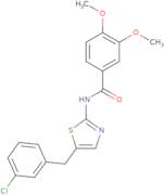 N-[5-(3-Chloro-benzyl)-thiazol-2-yl]-3,4-dimethoxy-benzamide