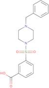 3-[(4-Benzylpiperazin-1-yl)sulfonyl]benzoic acid