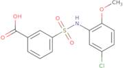 3-[(5-Chloro-2-methoxyphenyl)sulfamoyl]benzoic acid