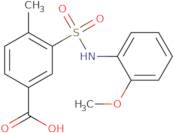 3-[(2-Methoxyphenyl)sulfamoyl]-4-methylbenzoic acid