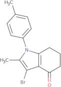 3-Bromo-2-methyl-1-(4-methylphenyl)-4,5,6,7-tetrahydro-1H-indol-4-one
