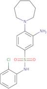 3-Amino-4-(azepan-1-yl)-N-(2-chlorophenyl)benzene-1-sulfonamide
