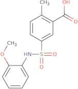 5-[(2-Methoxyphenyl)sulfamoyl]-2-methylbenzoic acid