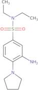 3-Amino-N,N-diethyl-4-(pyrrolidin-1-yl)benzene-1-sulfonamide