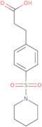 3-[4-(Piperidine-1-sulfonyl)phenyl]propanoic acid