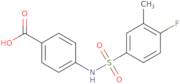 4-(4-Fluoro-3-methylbenzenesulfonamido)benzoic acid