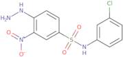 N-(3-Chlorophenyl)-4-hydrazinyl-3-nitrobenzene-1-sulfonamide