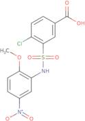 4-Chloro-3-[(2-methoxy-5-nitrophenyl)sulfamoyl]benzoic acid