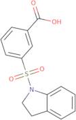 3-(2,3-Dihydro-1H-indole-1-sulfonyl)benzoic acid