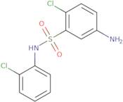 5-Amino-2-chloro-N-(2-chlorophenyl)benzene-1-sulfonamide