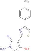 1,5-Diamino-4-[4-(4-methylphenyl)-1,3-thiazol-2-yl]-1,2-dihydro-3H-pyrrol-3-one