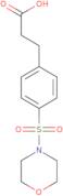 3-[4-(Morpholine-4-sulfonyl)phenyl]propanoic acid