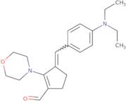 (3E)-3-{[4-(Diethylamino)phenyl]methylidene}-2-(morpholin-4-yl)cyclopent-1-ene-1-carbaldehyde