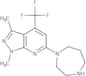 6-(1,4-Diazepan-1-yl)-1,3-dimethyl-4-(trifluoromethyl)-1H-pyrazolo[3,4-b]pyridine