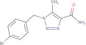 1-(4-Bromobenzyl)-5-methyl-1H-1,2,3-triazole-4-carboxamide