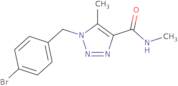 1-(4-Bromobenzyl)-N,5-dimethyl-1H-1,2,3-triazole-4-carboxamide