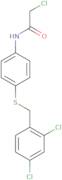 2-Chloro-N-{4-[(2,4-dichlorobenzyl)thio]phenyl}acetamide