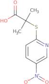 2-Methyl-2-[(5-nitropyridin-2-yl)thio]propanoic acid