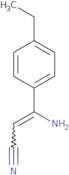 3-Amino-3-(4-ethylphenyl)prop-2-enenitrile