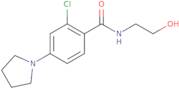 2-Chloro-N-(2-hydroxyethyl)-4-pyrrolidin-1-ylbenzamide