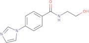 N-(2-Hydroxyethyl)-4-(1H-imidazol-1-yl)-benzenecarboxamide