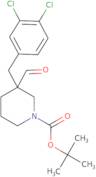 3-(3,4-Dichlorobenzyl)-3-formylpiperidine, N-Boc protected