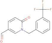 1,6-Dihydro-6-oxo-1-[3-(trifluoromethyl)benzyl]pyridine-3-carboxaldehyde