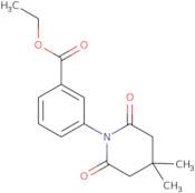 Ethyl 3-(4,4-dimethyl-2,6-dioxopiperidino)-benzenecarboxylate