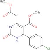 Methyl 4-(4-chlorophenyl)-6-(2-methoxy-2-oxoethyl)-2-oxo-1,2,3,4-tetrahydropyrimidine-5-carboxylate