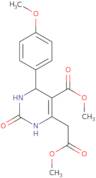 Methyl 6-(2-methoxy-2-oxoethyl)-4-(4-methoxyphenyl)-2-oxo-1,2,3,4-tetrahydropyrimidine-5-carboxyla…