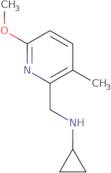 N-[(6-Methoxy-3-methylpyridin-2-yl)methyl]cyclopropanamine